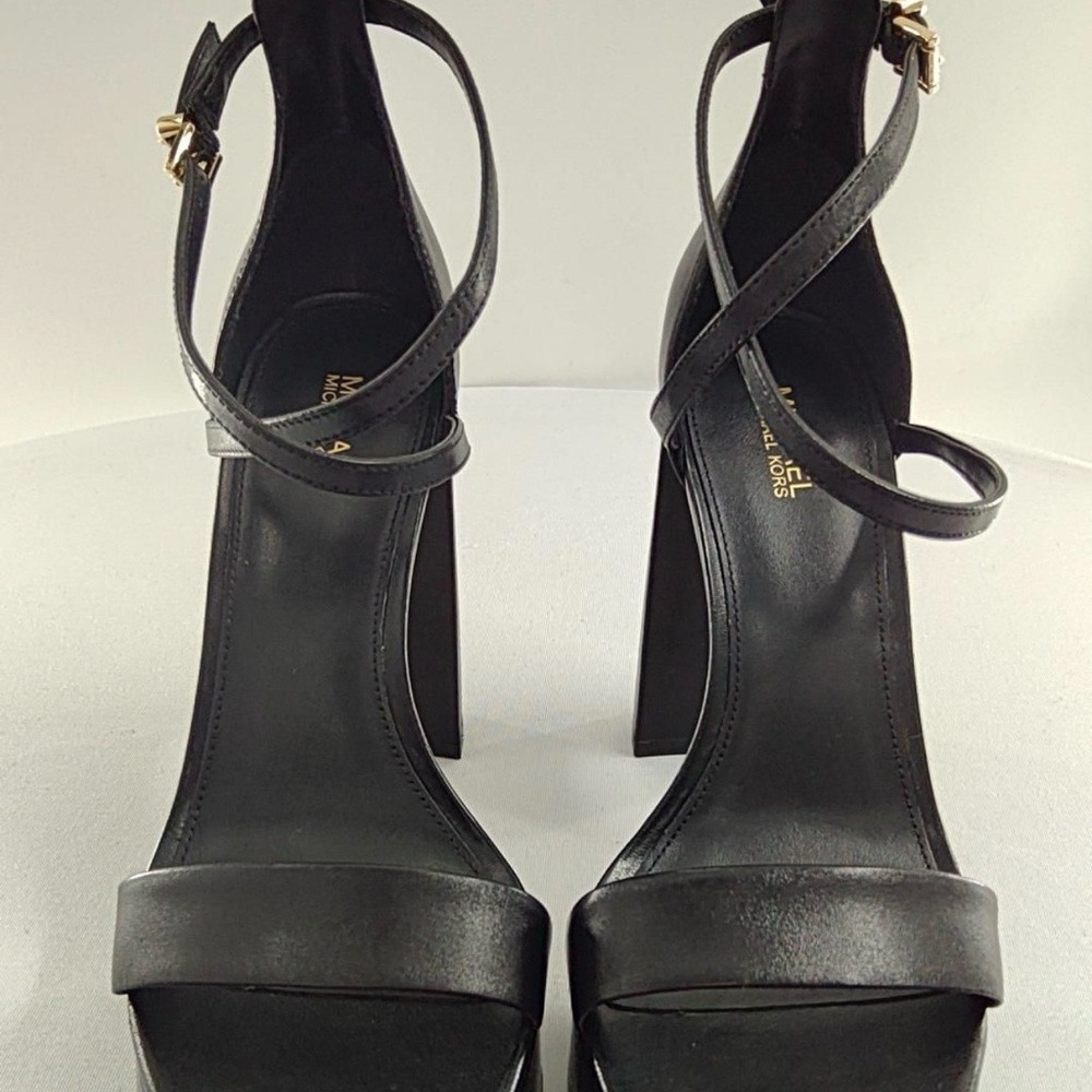 Michael Kors Black Strappy Heels